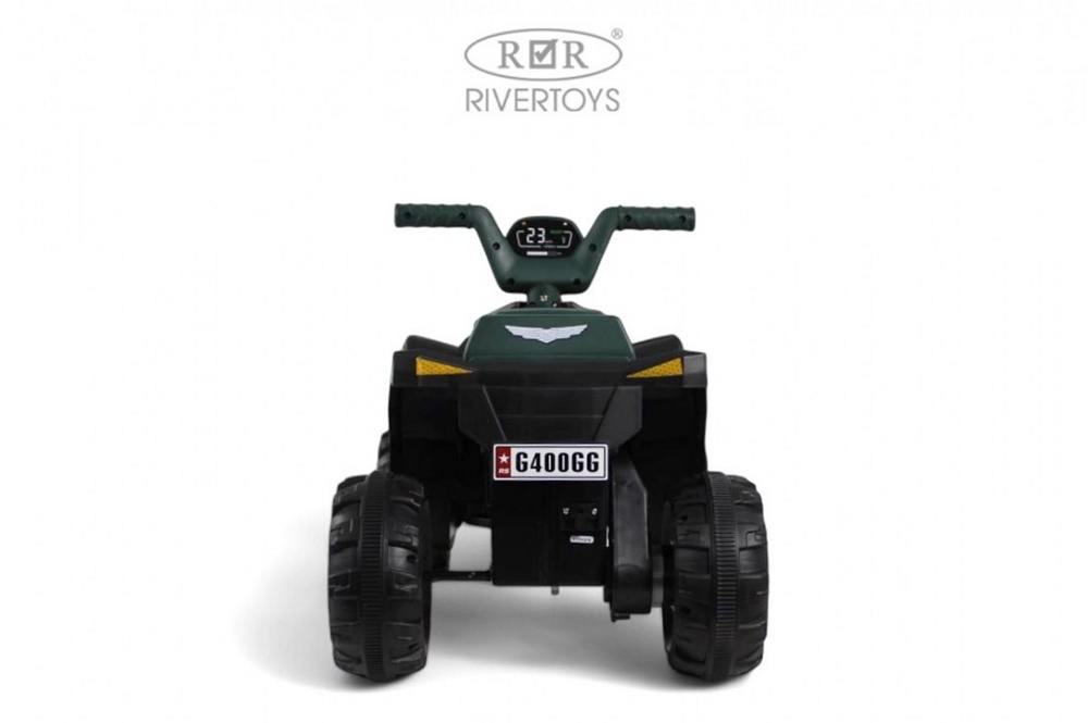 Детский электроквадроцикл RiverToys G400GG (зеленый) - фото2