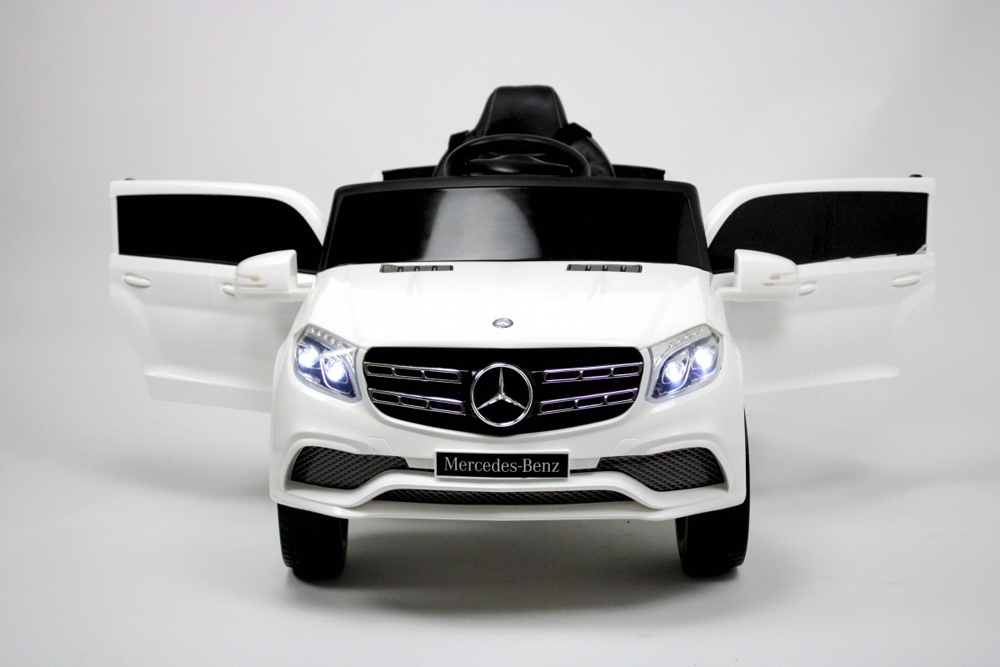 Детский электромобиль RiverToys Мercedes-Benz GL63 C333CC (белый) Лицензия - фото3