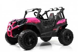 Детский электромобиль Baby Driver F222 4WD (розовый) Buggy Полноприводный Двухместный - фото