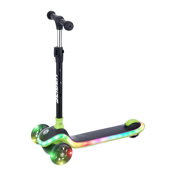 Самокат трехколесный Slider IT62BK (черный) колеса светящиеся, руль складной - фото1 Самокат трехколесный Slider IT62BK (черный) колеса светящиеся, руль складной - фото1