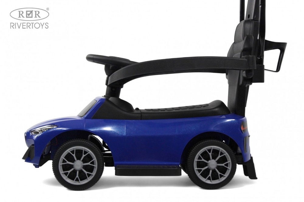 Детский толокар RiverToys Z005ZZ-B (синий) - фото5