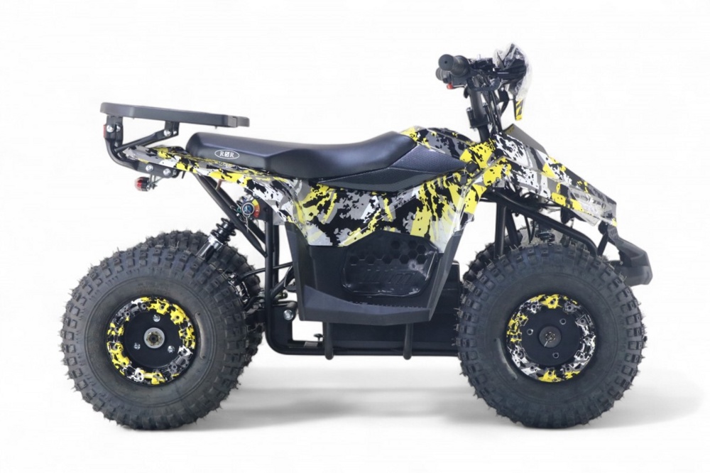 Детский электроквадроцикл RiverToys LEON 48V (желтый Special) фото-3 Детский электроквадроцикл RiverToys LEON 48V (желтый Special) фото-3