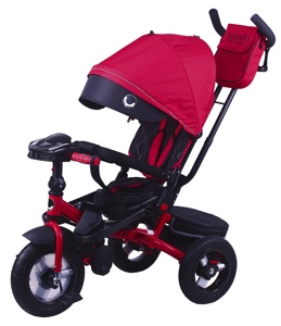 Детский велосипед Bubago Triton 2022 (Bluetooth, красный) - фото