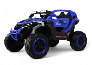 Детский электромобиль RiverToys K707AM (синий) - фото