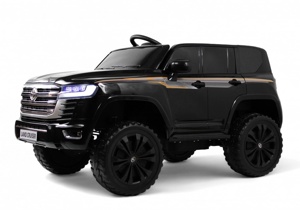 Детский электромобиль RiverToys Toyota Land Cruiser 300 L999LL (чёрный) - фото