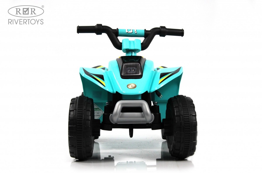 Детский электромобиль квадроцикл RiverToys H001HH (синий) - фото2