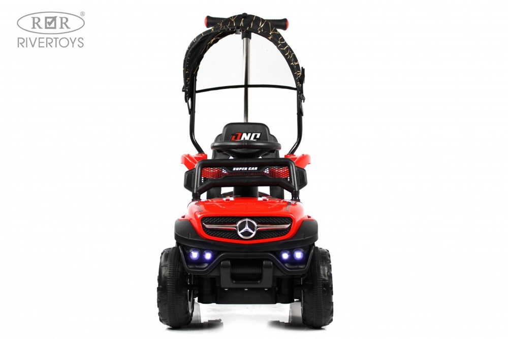 Детский электромобиль RiverToys G005GG (красный) Mercedes - фото2