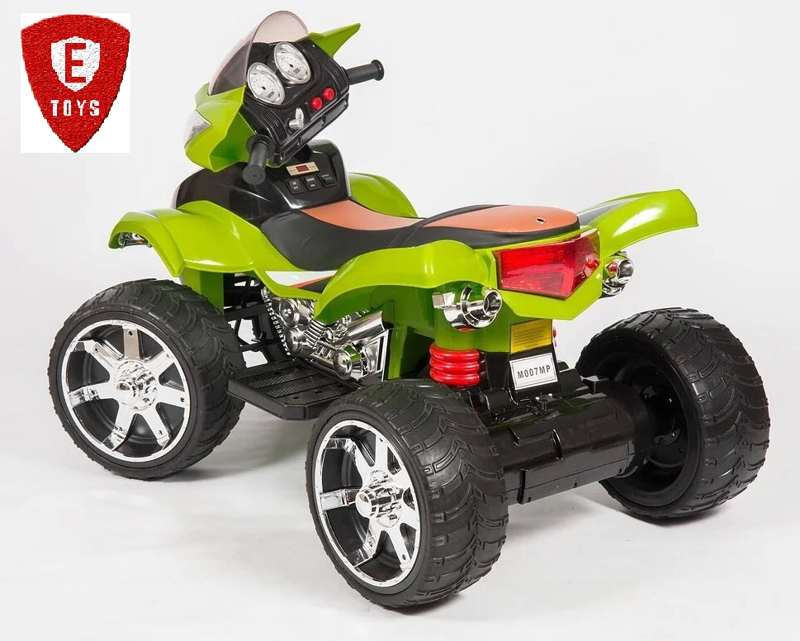 Детский квадроцикл Electric Toys Quad Pro Lux (зеленый)с пультом управления - фото2