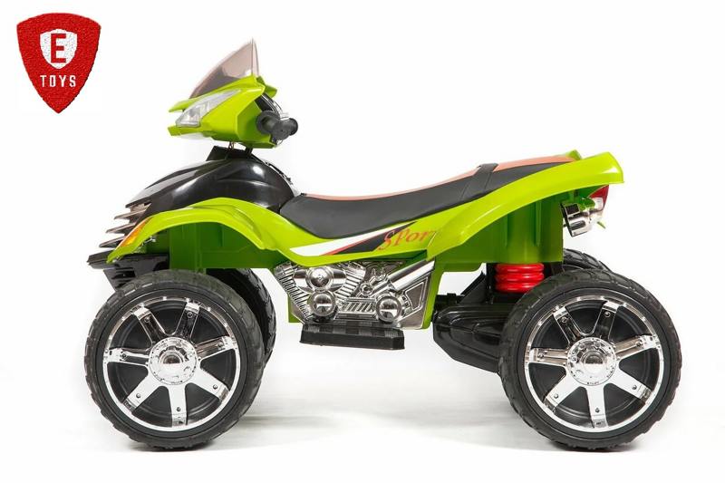Детский квадроцикл Electric Toys Quad Pro Lux (зеленый)с пультом управления - фото3