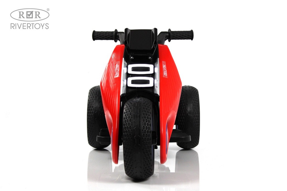 Детский электротрицикл RiverToys K333PX (красный) - фото5