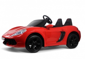 Детский электромобиль RiverToys T911TT NEW (красный) Двухместный до 100кг - фото