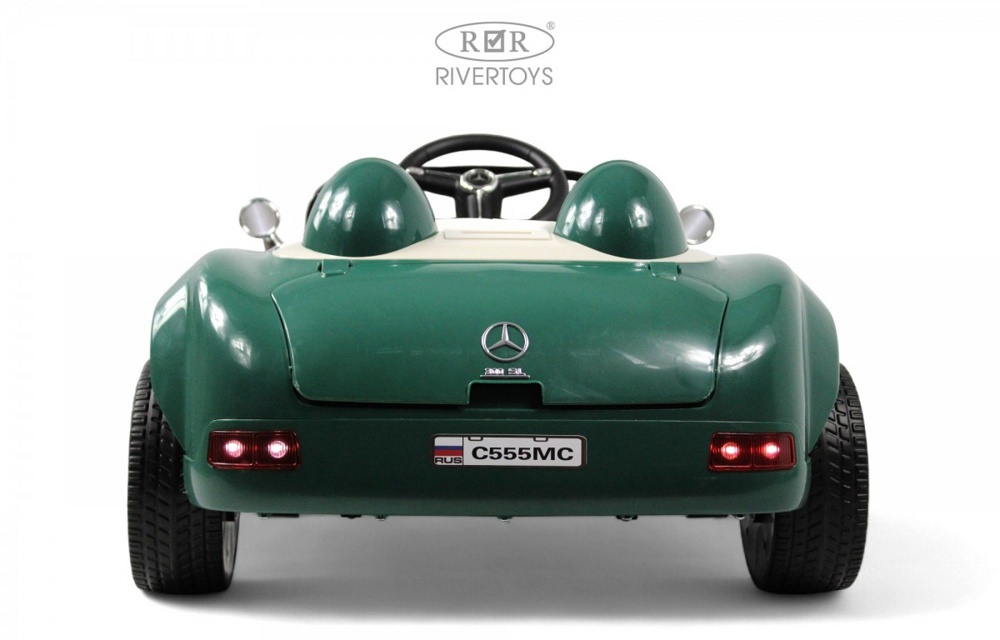 Детский электромобиль RiverToys C555MC (зелёный) Mercedes - фото4