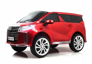 Детский электромобиль RiverToys K555AM (красный глянец) Toyota - фото