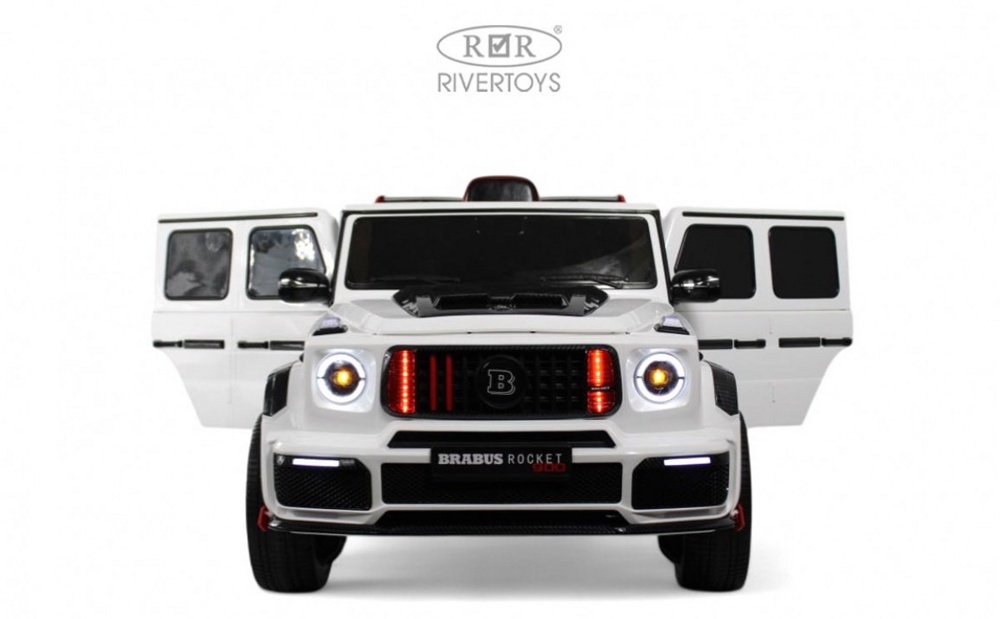 Детский электромобиль RiverToys Z777ZZ (белый) Полный привод - фото2