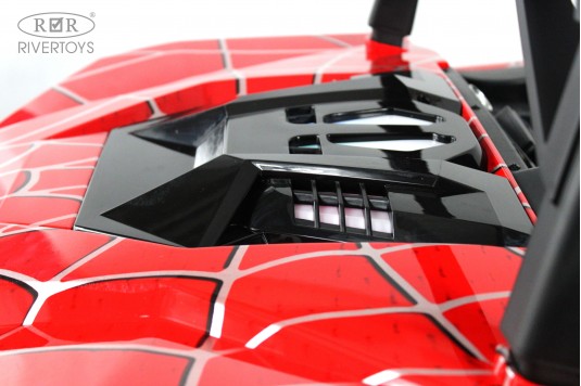 Детский электромобиль RiverToys A707AA LUX NEW 4WD (красный spider) Двухместный Полноприводный фото-2 Детский электромобиль RiverToys A707AA LUX NEW 4WD (красный spider) Двухместный Полноприводный фото-2