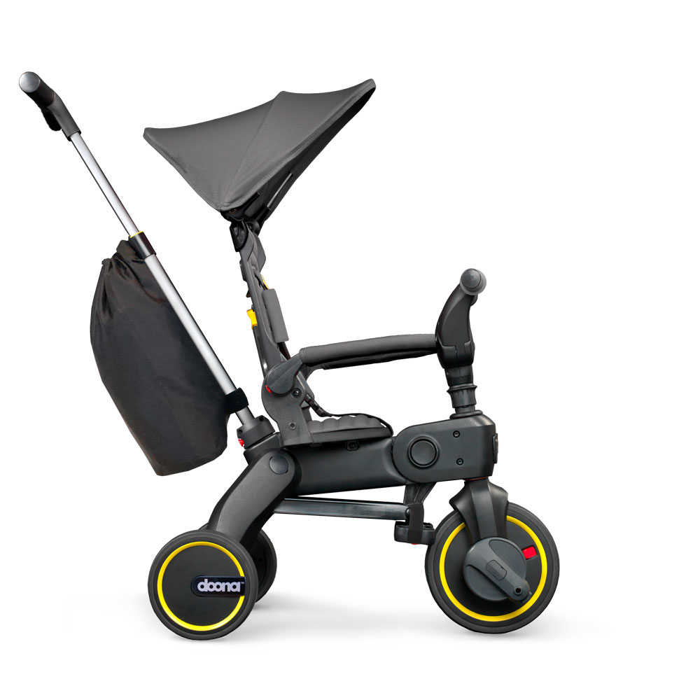 Детский трехколесный велосипед Simple Parenting Doona Liki Trike S3 (серый) Складной - фото2