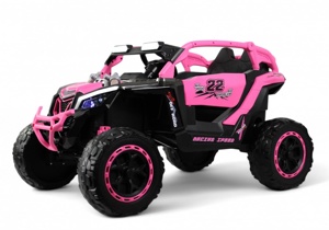 Детский электромобиль RiverToys K707AM-A (розовый) - фото