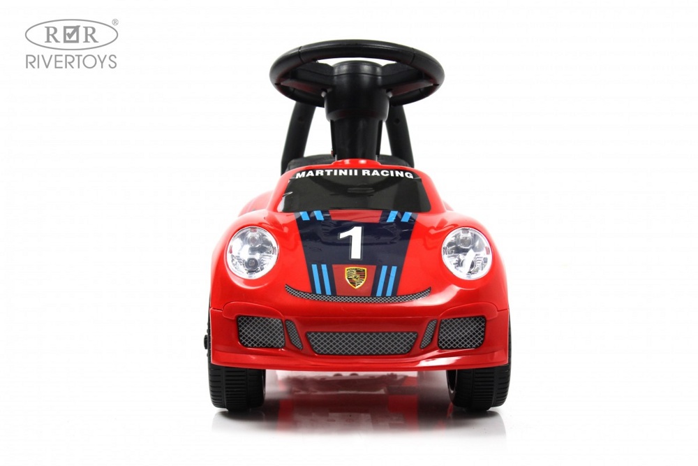Детский толокар RiverToys F005FF (красный) Porsche - фото2