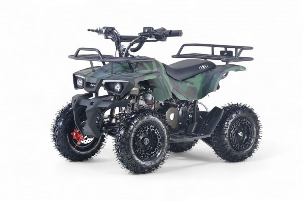 Детский квадроцикл RiverToys TIGER (зеленый камуфляж) Бензиновый