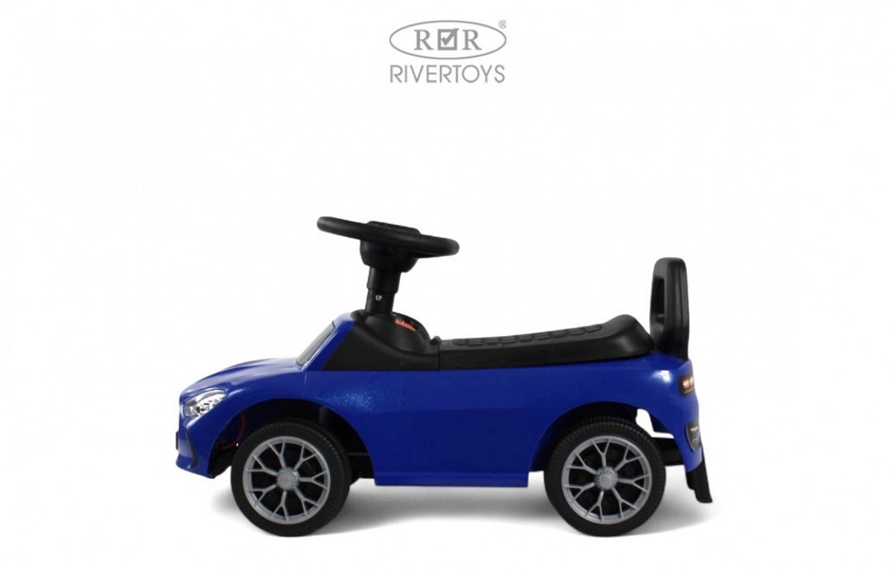 Детский толокар RiverToys Z004ZZ-M (розовый) - фото5