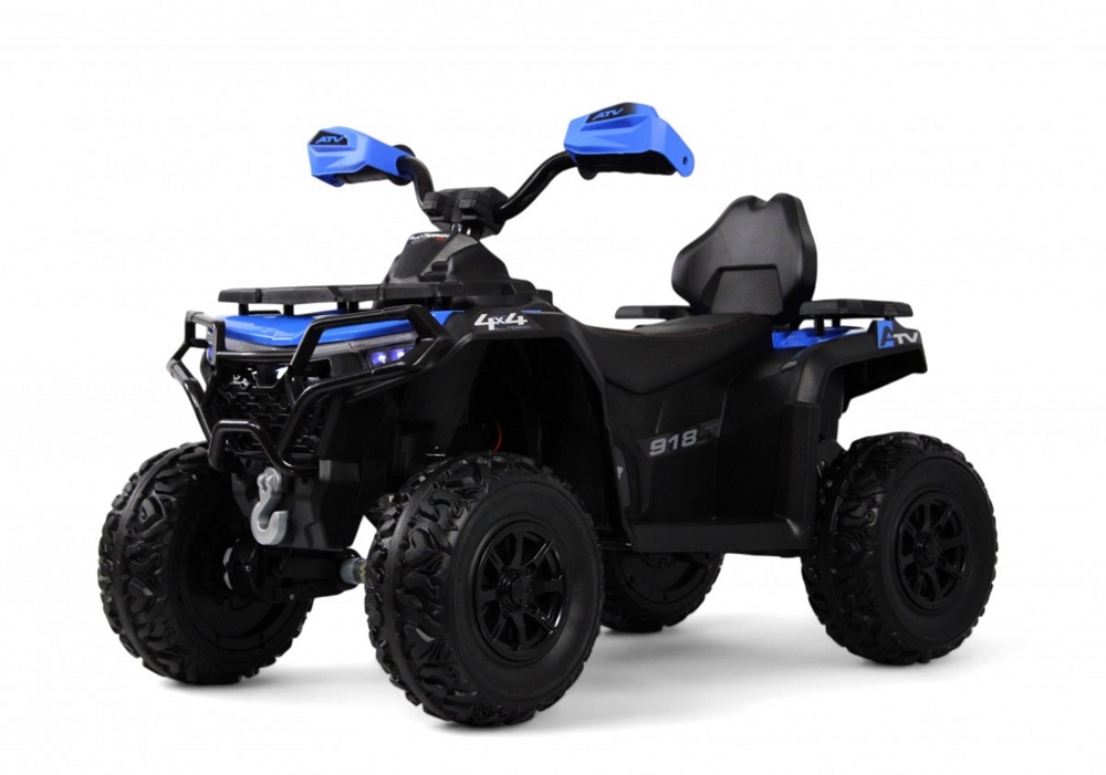 Детский электроквадроцикл RiverToys E009EE (синий) Полноприводный