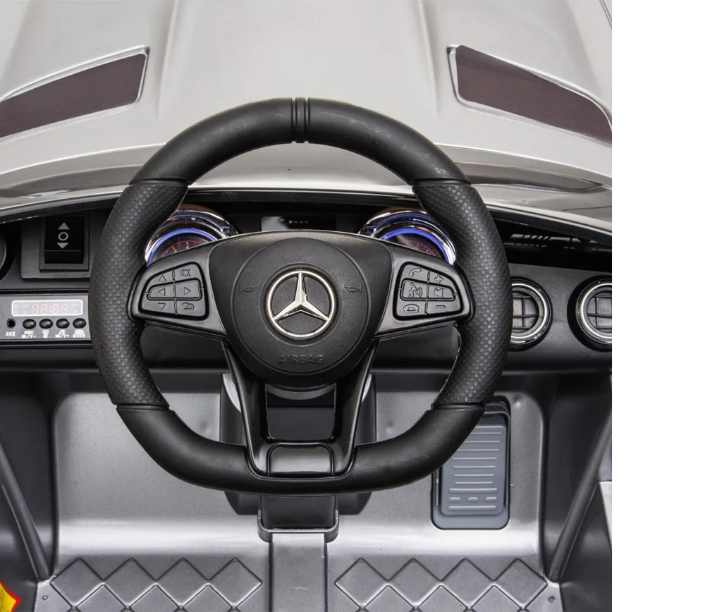 Детский электромобиль RiverToys Mercedes AMG Lux O088OO (белый) - фото5