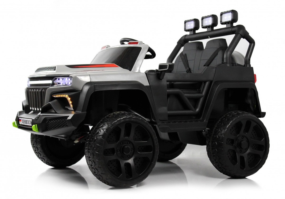 Детский электромобиль RiverToys X888XX (серый) Buggy Полноприводный