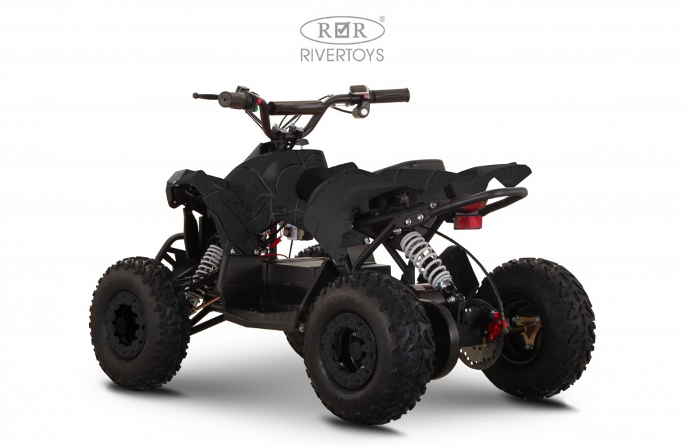Детский электроквадроцикл RiverToys MARK (черный Spider) - фото5