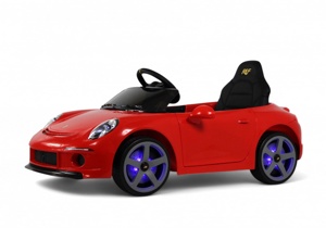 Детский электромобиль RiverToys Porsche 911 RUF A444AA (красный) - фото