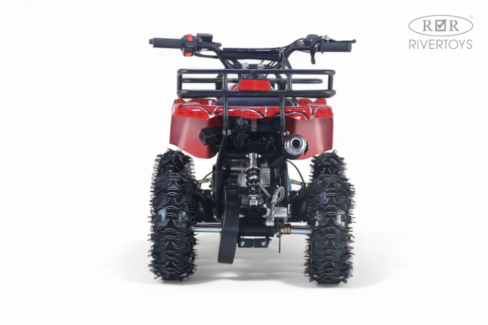 Детский квадроцикл RiverToys TIGER (красный spider) Бензиновый - фото5