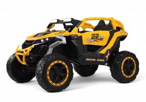 Детский электромобиль RiverToys K707AM (желтый) - фото