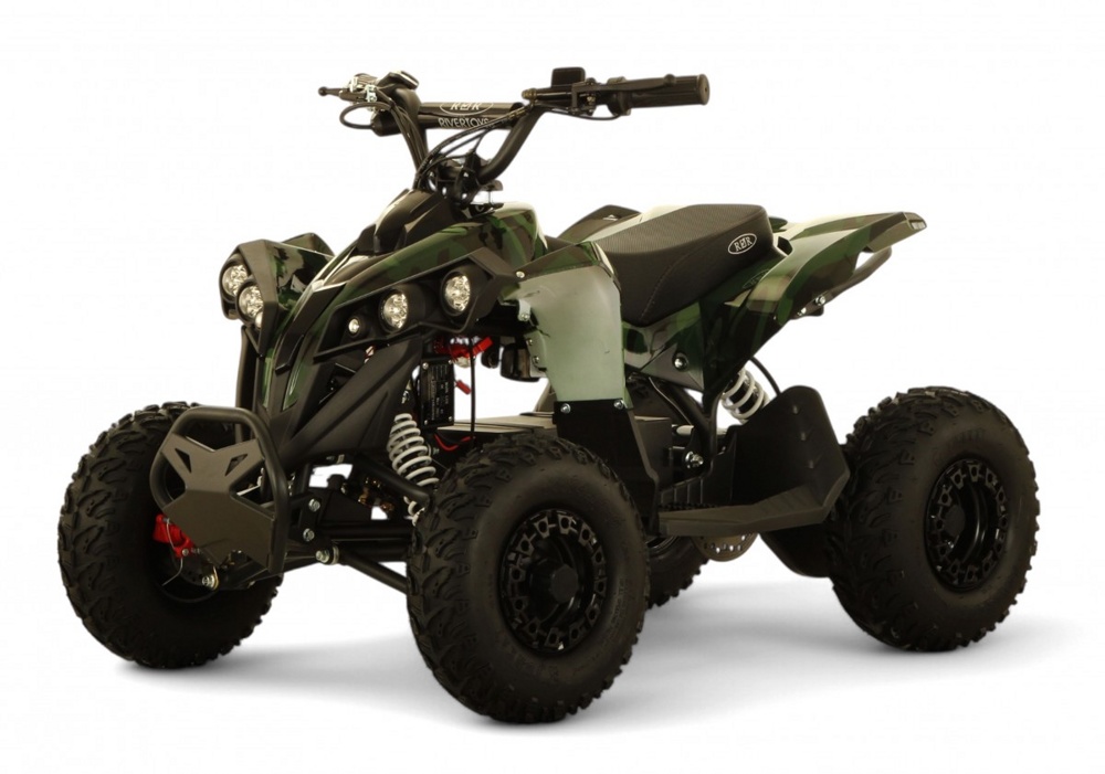 Детский электроквадроцикл RiverToys MARK (зеленый камуфляж)
