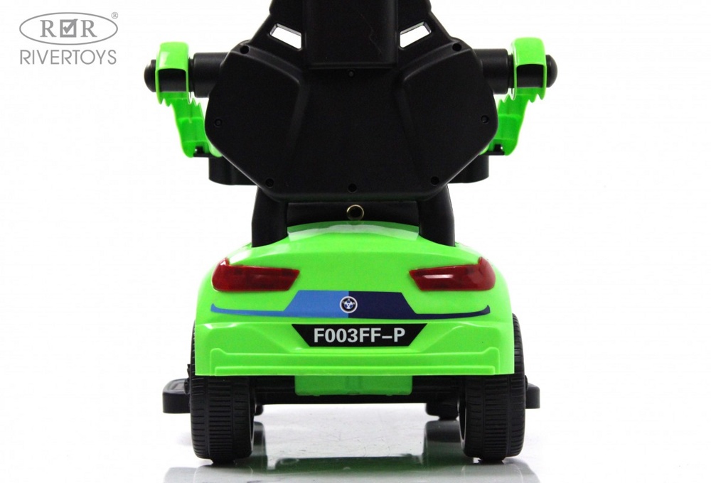 Детский толокар RiverToys F003FF-P (зеленый) BMW - фото6