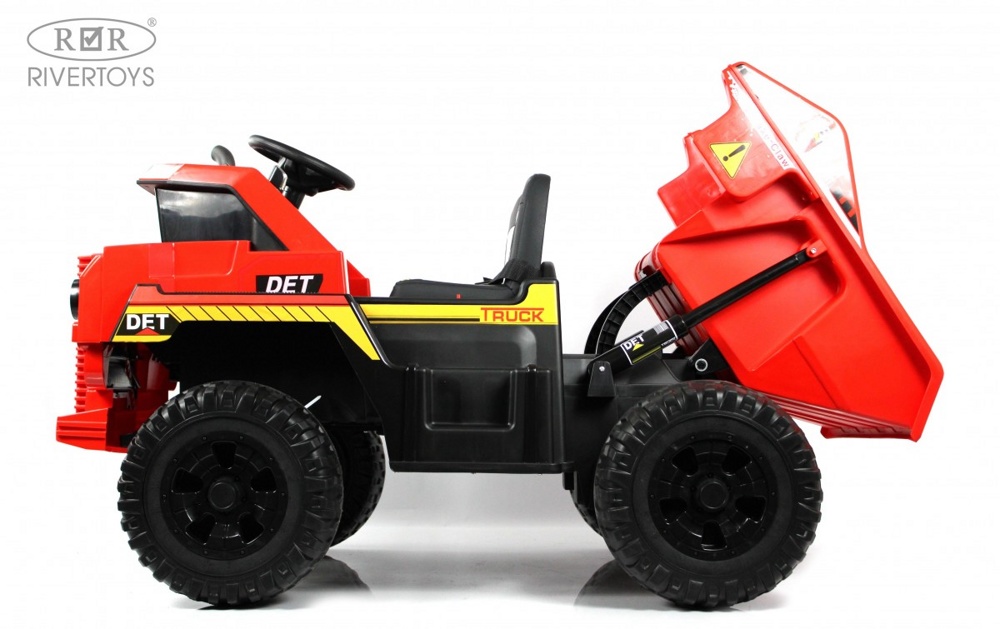 Детский электромобиль RiverToys K111AM (красный) Двухместный, полноприводный - фото6