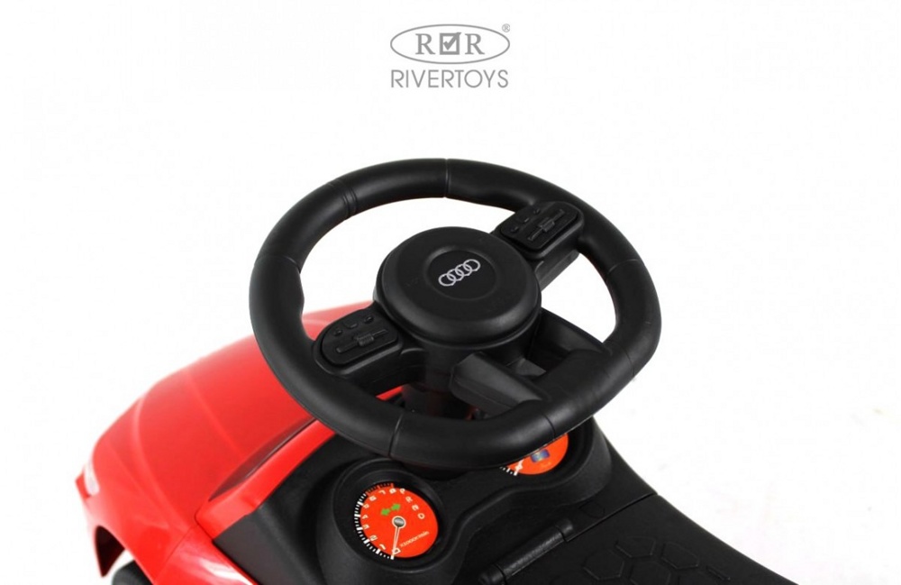 Детский толокар RiverToys Z004ZZ-A (красный) - фото5
