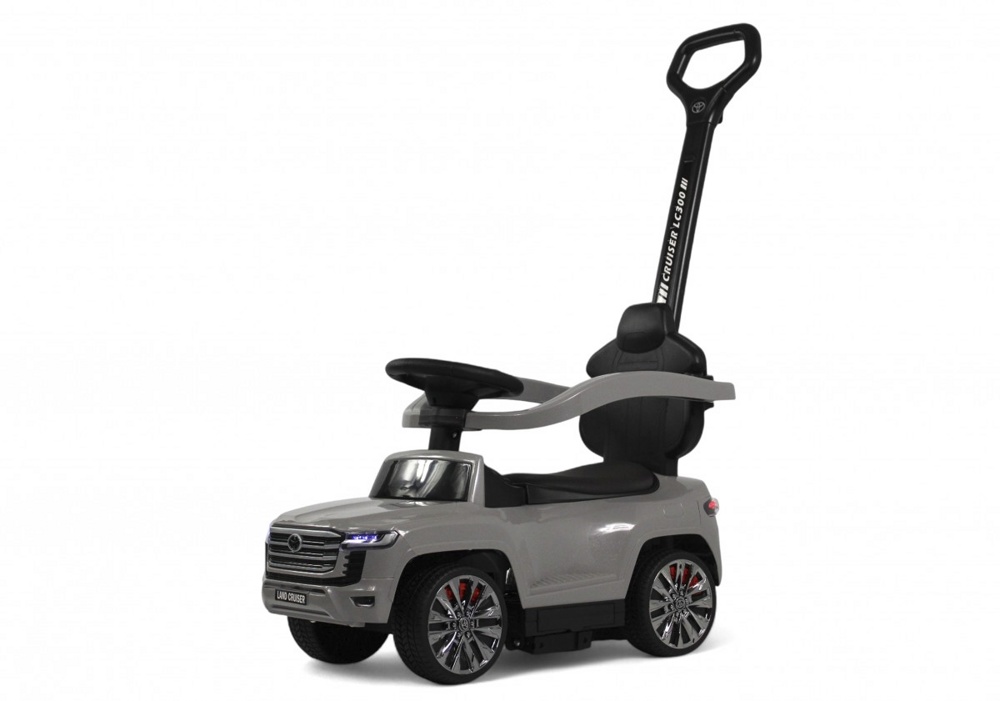 Детский толокар RiverToys Toyota Land Cruiser 300 Z002ZZ-C (серый) - фото1