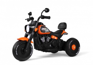 Детский электромотоцикл RiverToys G500GG (оранжевый) - фото