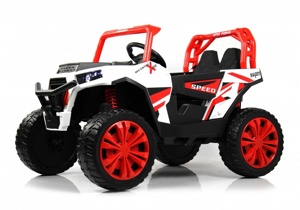 Детский электромобиль RiverToys F888FF-A 4WD (красный) - фото