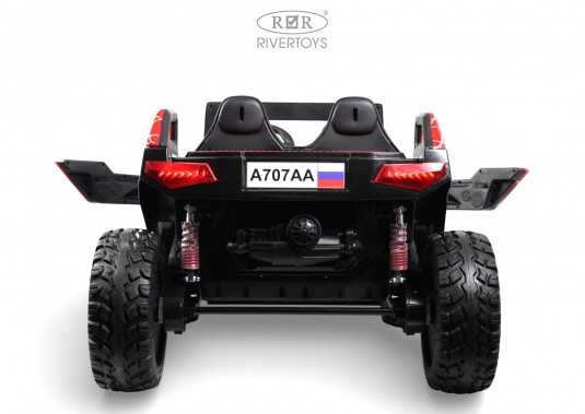Детский электромобиль RiverToys A707AA LUX NEW 4WD (красный spider) Двухместный Полноприводный фото-6 Детский электромобиль RiverToys A707AA LUX NEW 4WD (красный spider) Двухместный Полноприводный фото-6