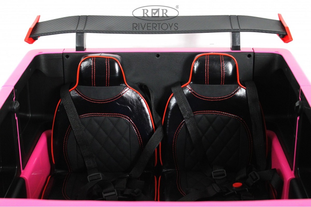 Детский электромобиль RiverToys Z888ZZ (розовый) Brabus Полноприводный Двухместный фото-5 Детский электромобиль RiverToys Z888ZZ (розовый) Brabus Полноприводный Двухместный фото-5