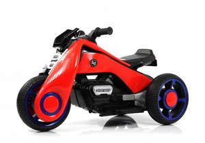 Детский электротрицикл RiverToys K333PX (красный) - фото