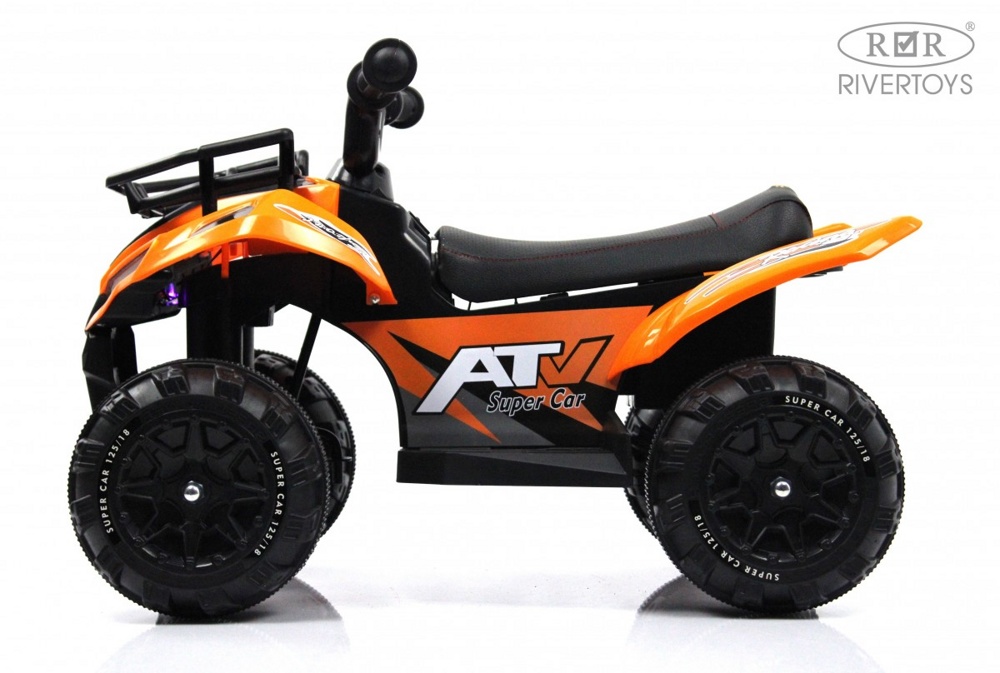 Детский электроквадроцикл RiverToys L111LL (оранжевый) - фото5