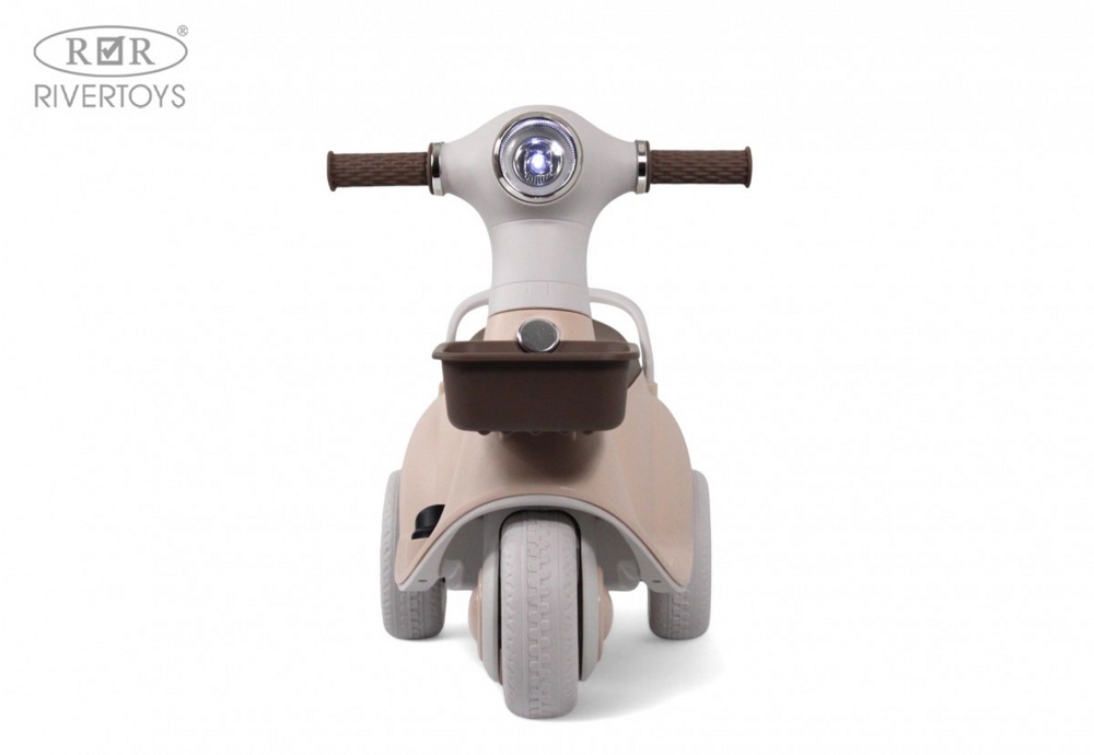 Детский электроскутер RiverToys K011PX (розовый) фото-3