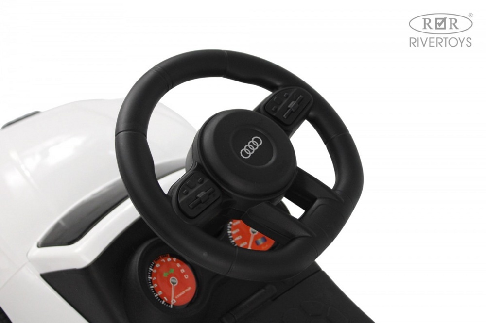 Детский толокар RiverToys Z004ZZ-A (белый) - фото4