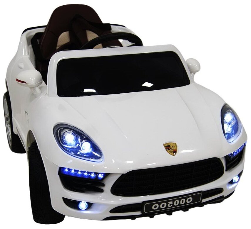 Детский электромобиль RiverToys Porsche Macan O005OO VIP (белый) - фото2