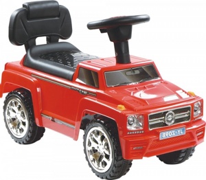 Детская машинка-каталка толокар RiverToys Mercedes-Benz JYZ-09B (красный) - фото