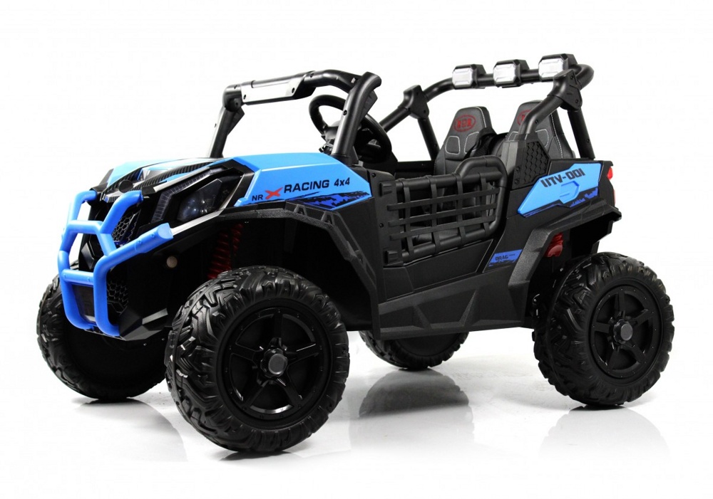 Детский электромобиль RiverToys K777KK 4WD (синий) Buggy Полноприводный Двухместный