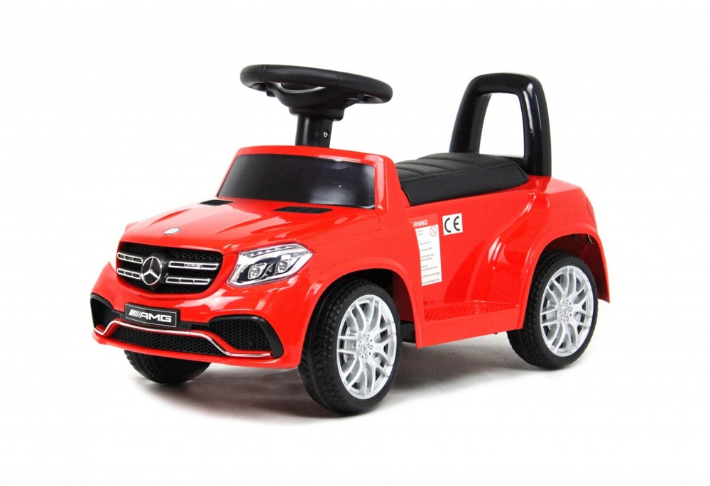 Детская машинка-каталка, электромобиль RiverToys Mercedes-AMG GLS 63 HL600 (красный) Лицензия, пульт Д/У