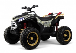 Детский электроквадроцикл RiverToys Z999VO (камуфляж) Двухместный Полноприводный - фото