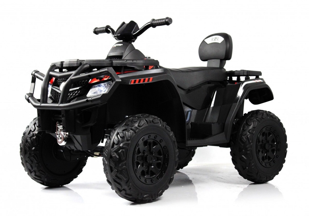 Детский электроквадроцикл RiverToys T001TT 4WD (чёрный) 12V/10Ah